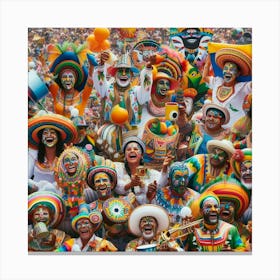 Venezuelan Carnival Canvas Print