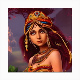 Egyptian Princess Canvas Print