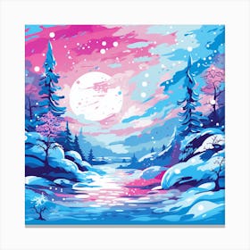 Winter Landscape 29 Canvas Print