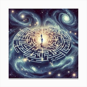 Space Maze Concept 1 Canvas Print