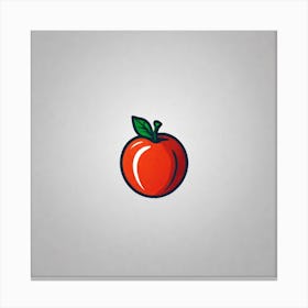 Peach 1 Canvas Print