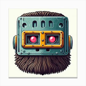 Robot Head 1 Canvas Print