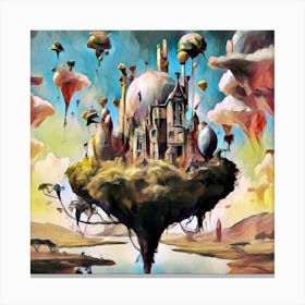 Castle In The Sky Canvas Print