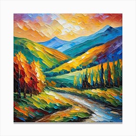 Landscape Painting 164 Canvas Print