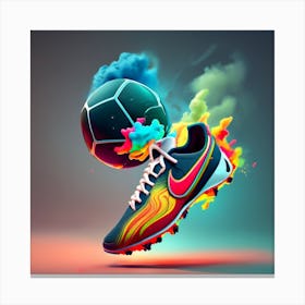 Nike Mercurial Soccer Ball Canvas Print