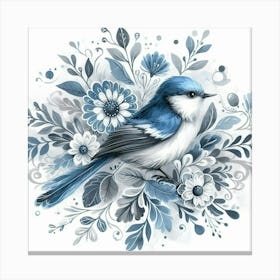 Blue Tit Canvas Print