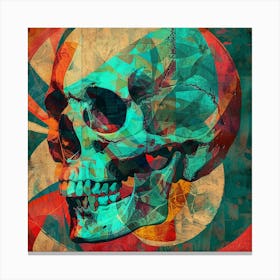 Skull Print Canvas Print