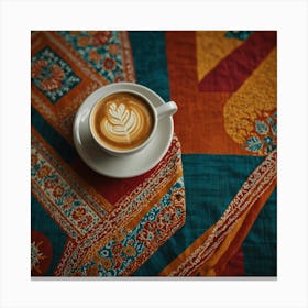 Latte Art 46 Canvas Print