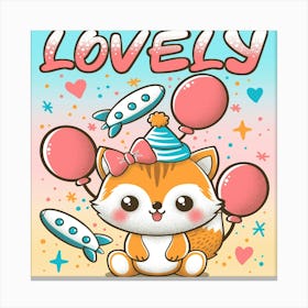 Lovely Fox 1 Canvas Print