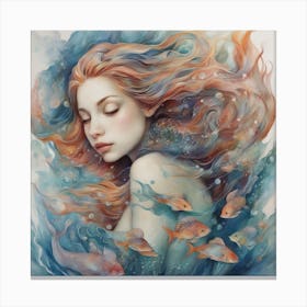 Mermaid Canvas Print