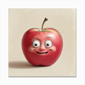 Red Apple Canvas Print