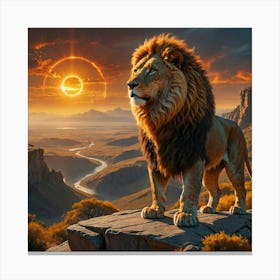 Lion King 4 Canvas Print