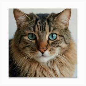 Portrait Of A Cat Canvas Print