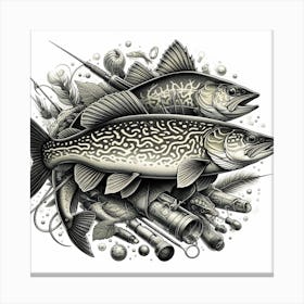 Fish of Pike 2 Canvas Print