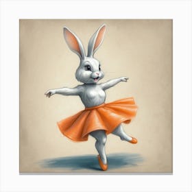 Bunny Dancer 3 Canvas Print