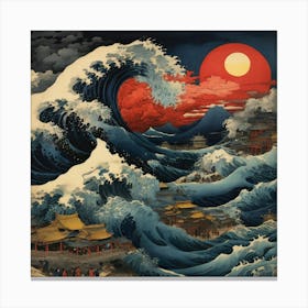 Great Wave Off Kanagawa Canvas Print