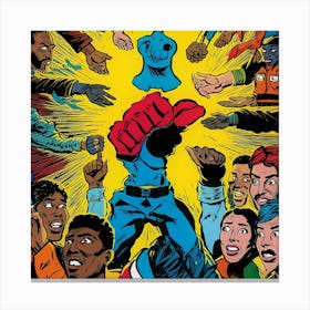 Comic Book Cover 2 Canvas Print