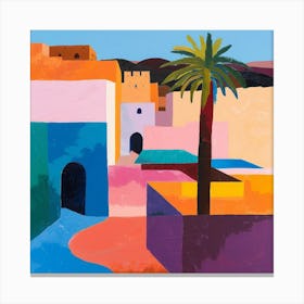 Abstract Travel Collection Marrakech Morocco 7 Canvas Print