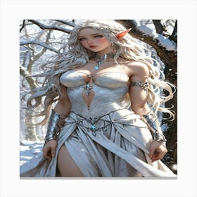 Elf Girl Canvas Print