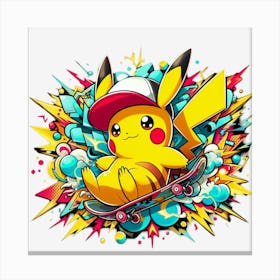 Pokemon Pikachu 1 Canvas Print