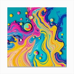 Colorful Paint Canvas Print