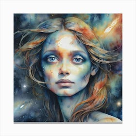 Galaxy Girl 5 Canvas Print