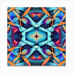 Abstract Psychedelic Pattern 9 Canvas Print