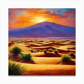 Sahara Desert, Africa Canvas Print