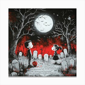 Spooky Night Canvas Print