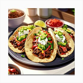 Mexican Tacos Toile