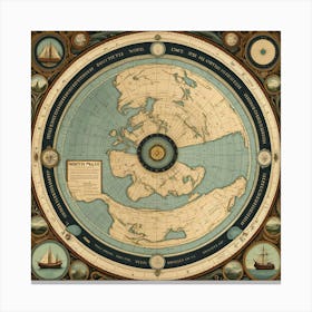 Arctic Globe Canvas Print