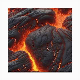 Lava Flow 29 Canvas Print