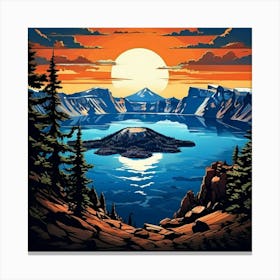 Crater Lake National Park Canvas Print