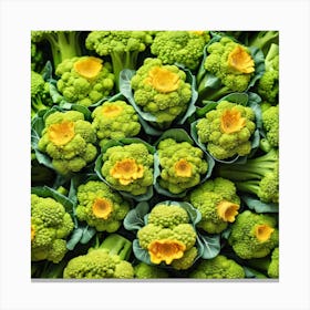 Broccoli At The Market Canvas Print