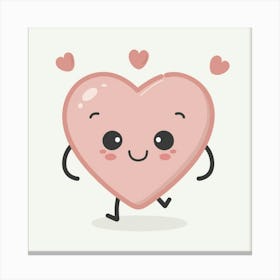 Cute Heart Canvas Print