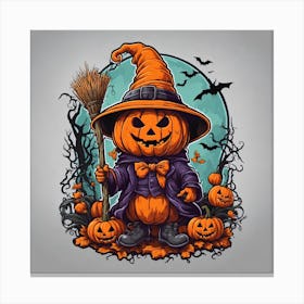 Halloween Pumpkin 7 Canvas Print