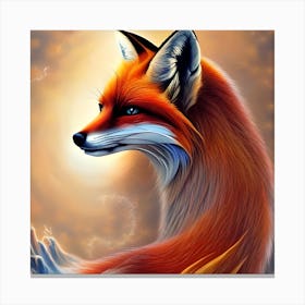 Beautiful Fox Canvas Print