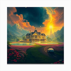 Beautiful place to go Canvas Print