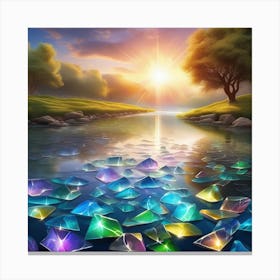 Rainbow In The Sky Canvas Print