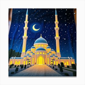 Islamic Mosque 11 Canvas Print