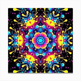 Psychedelic Mandala 102 Leinwandbild