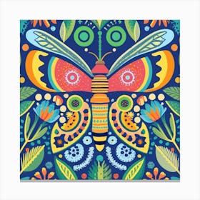 Colorful Butterfly Canvas Print