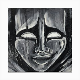 WITHOUT FACE Theater Mask Laught and Cry Canvas Print