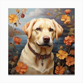 Labrador Retriever dog 3 Canvas Print