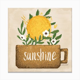 Sunshine In A Cup Canvas Print