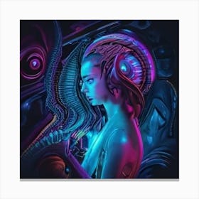 Techno Transcendence Canvas Print