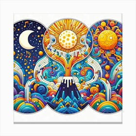 Psychedelic Painting 13 Canvas Print