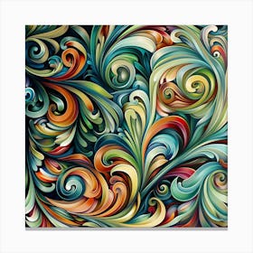 Abstract Abstract Abstract Painting Canvas Print