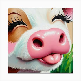 Cow Painting Canvas Print