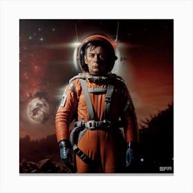 Man In Space Canvas Print